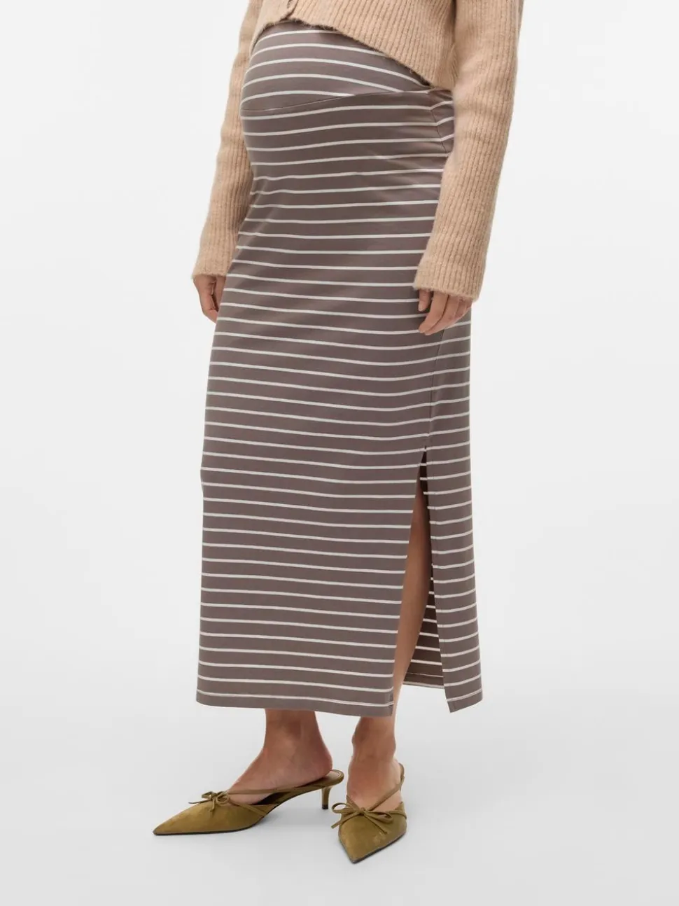 Hög Midja Lång Kjol