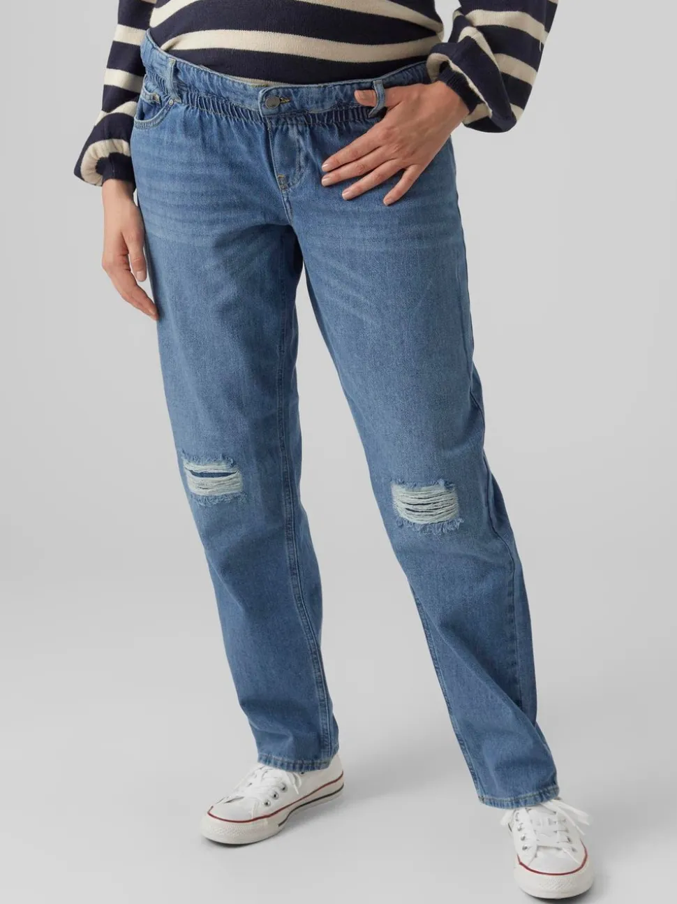 Mom Fit Medelhög Midja Jeans
