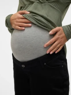 Normal Passform Hög Midja Jeans