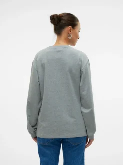 Normal Passform O-ringning Sweatshirt