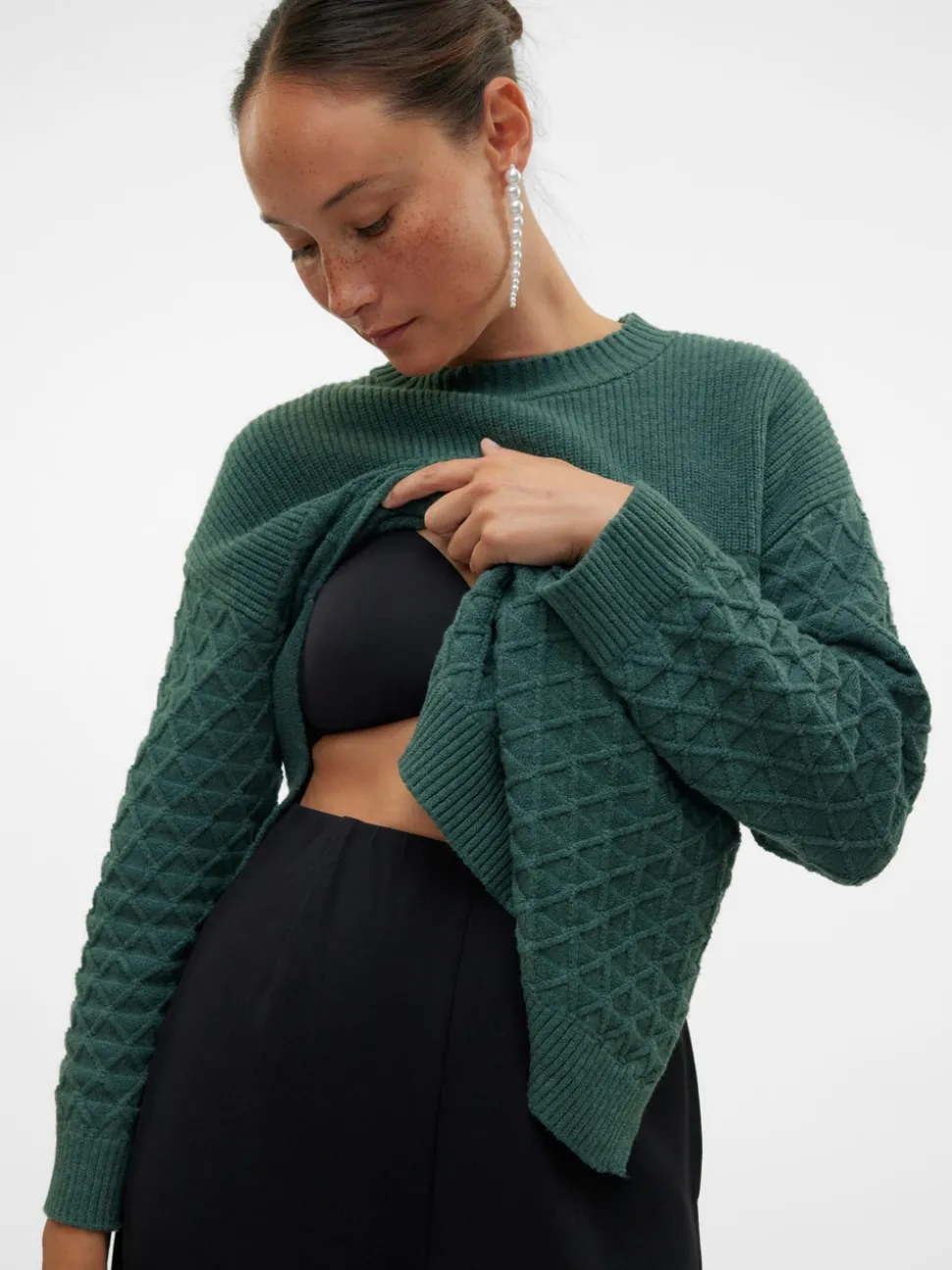 Normal Passform O-ringning Pullover