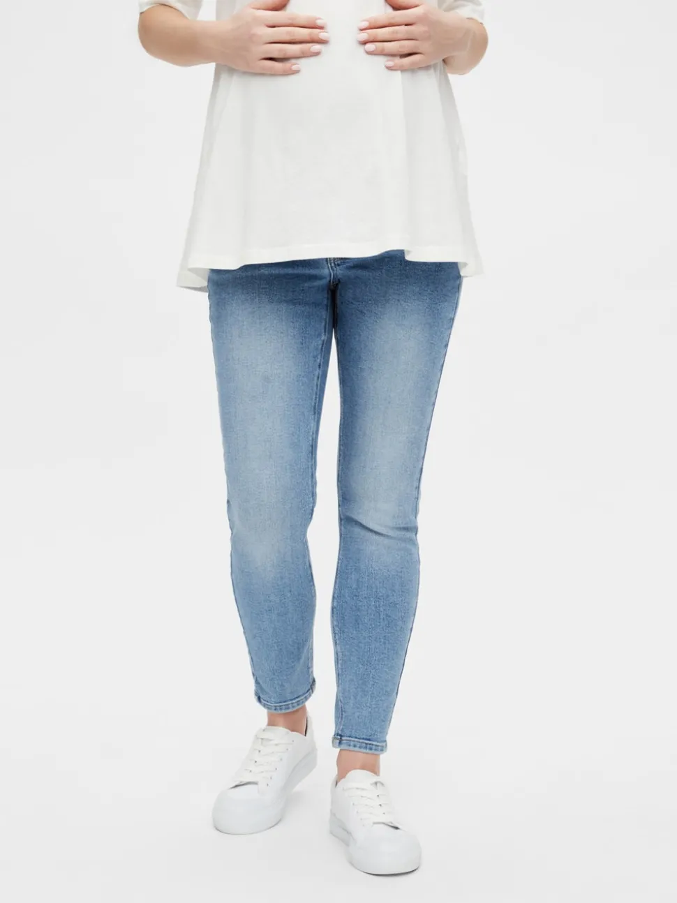 Slim Fit Medelhög Midja Jeans