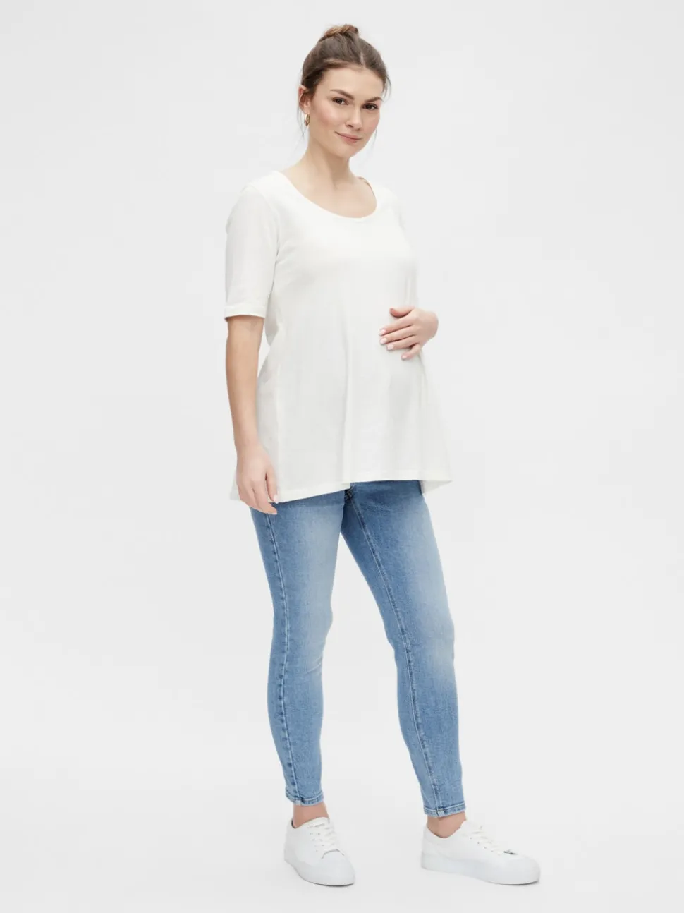 Slim Fit Medelhög Midja Jeans