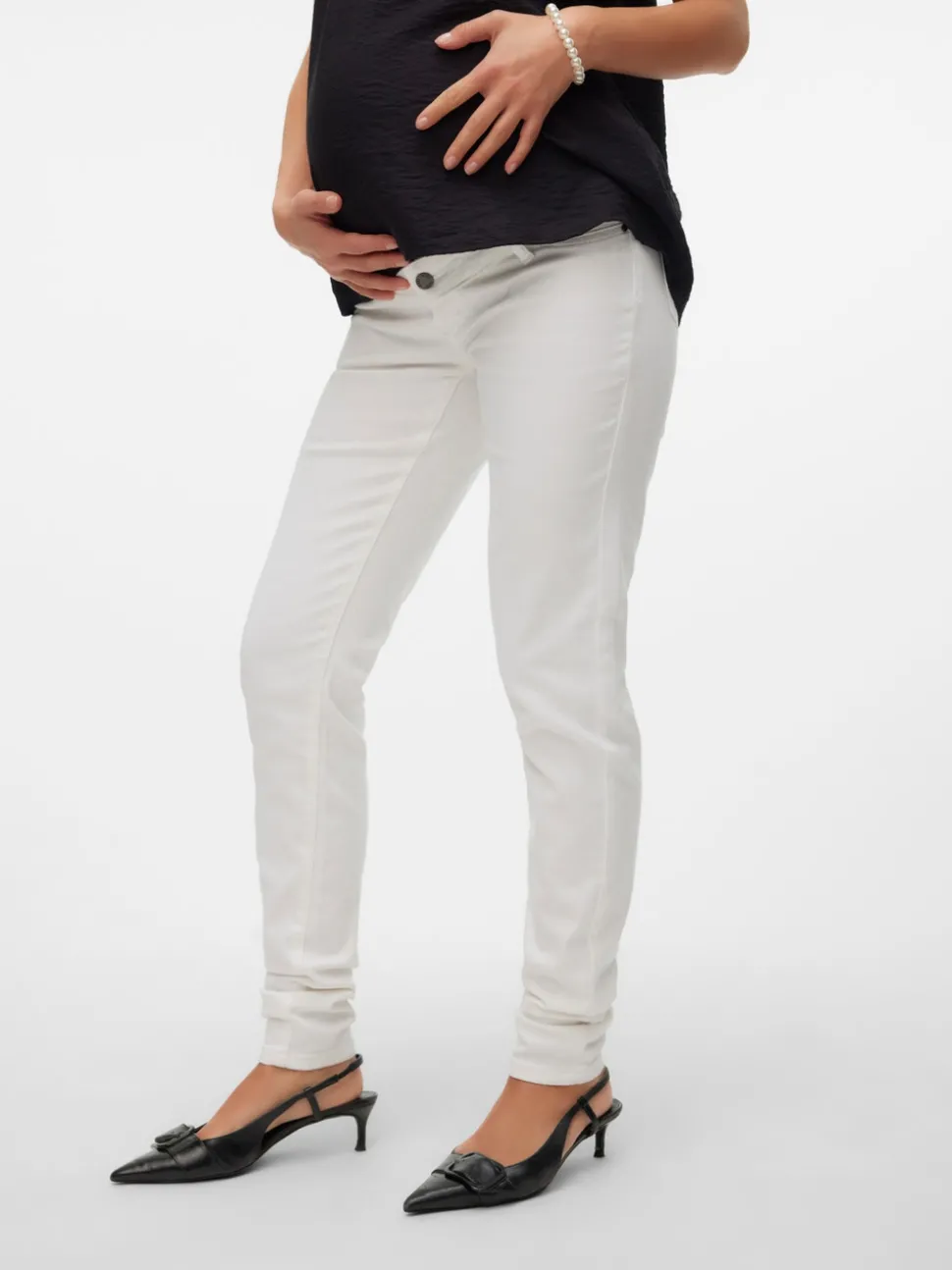Slim Fit Medelhög Midja Jeans