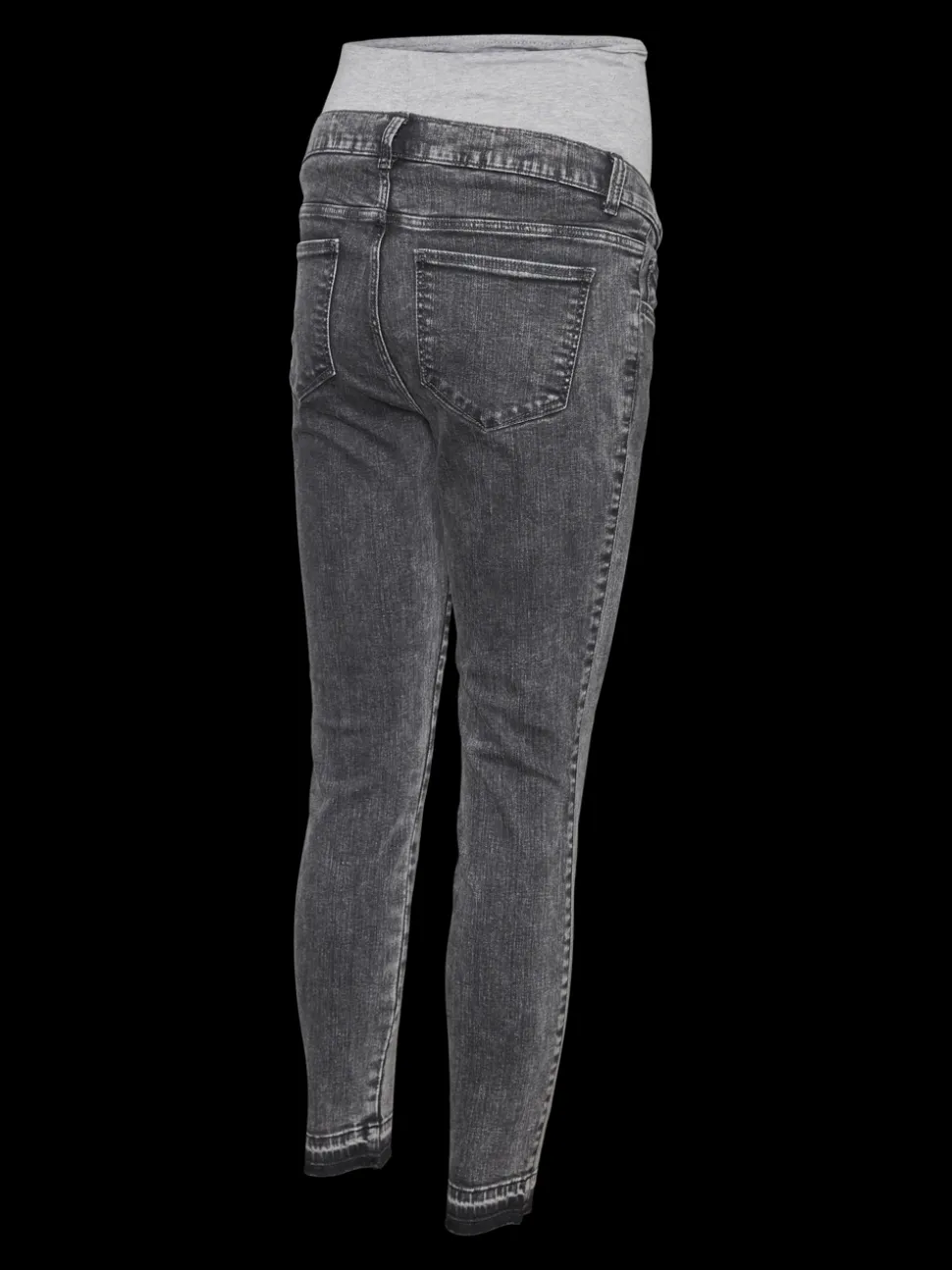 Slim Fit Medelhög Midja Råskuren Fåll Jeans