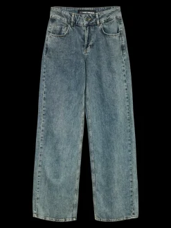 SNRANCY Medelhög Midja Vid Passform Jeans