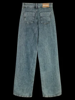 SNRANCY Medelhög Midja Vid Passform Jeans