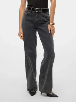 SNRANCY Medelhög Midja Vid Passform Jeans