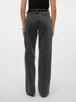 SNRANCY Medelhög Midja Vid Passform Jeans