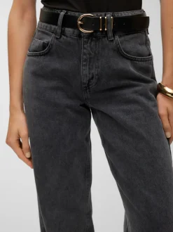 SNRANCY Medelhög Midja Vid Passform Jeans