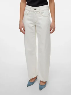 SNRANCY Medelhög Midja Vid Passform Jeans