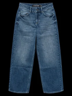 SNRANCY Medelhög Midja Vid Passform Jeans