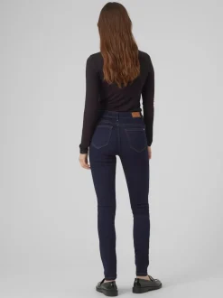 VMALIA Medelhög Midja Slim Fit Jeans