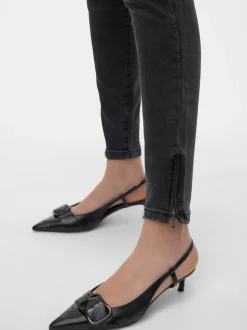 VMALIA Medelhög Midja Slim Fit Jeans
