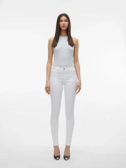 VMALIA Medelhög Midja Slim Fit Jeans