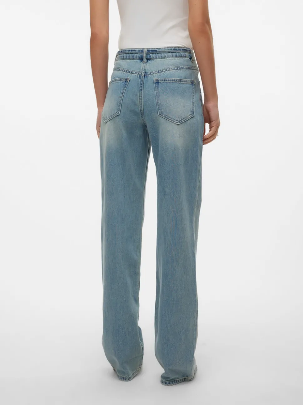 VMALLISON Medelhög Midja Rak Passform Jeans