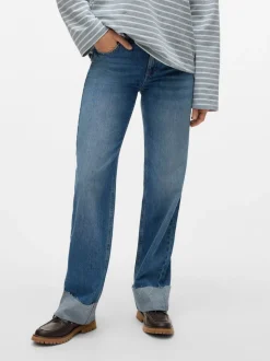 VMALLISON Medelhög Midja Rak Passform Jeans