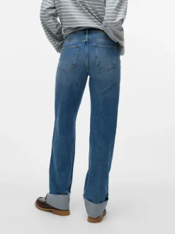 VMALLISON Medelhög Midja Rak Passform Jeans