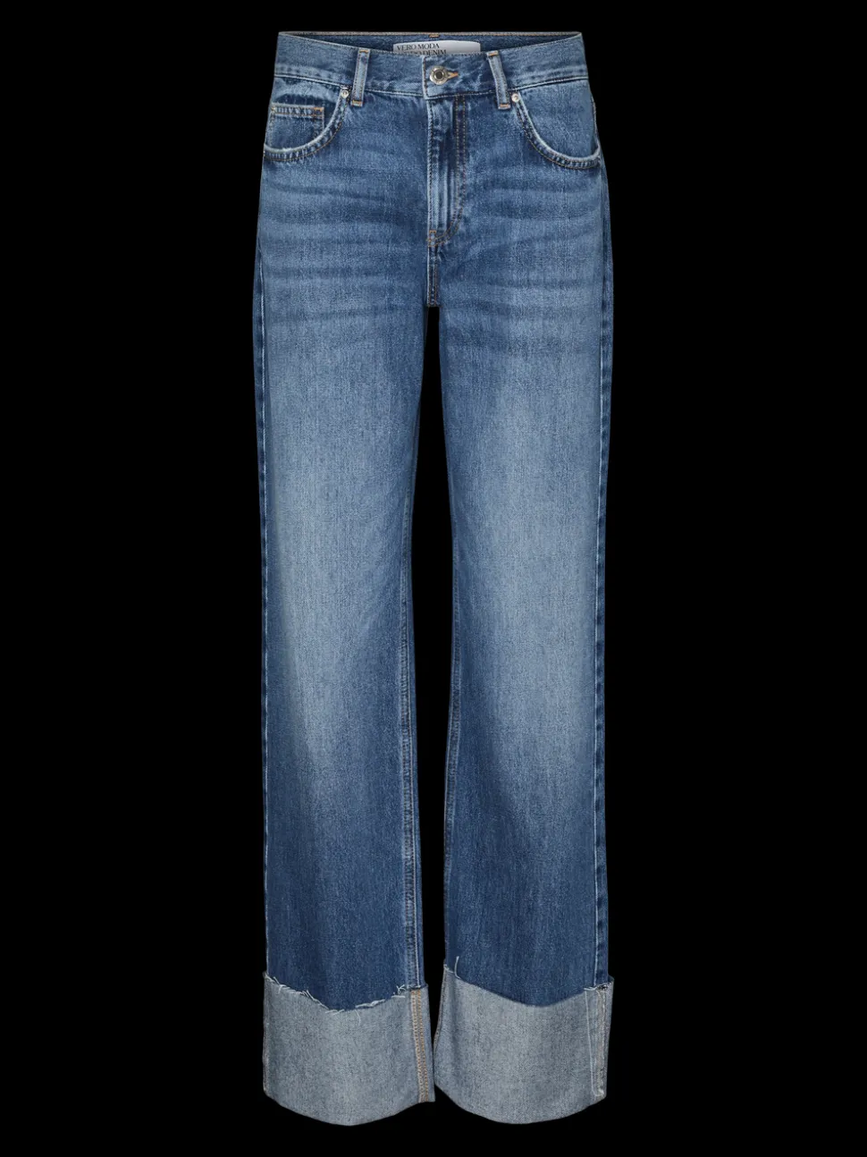 VMALLISON Medelhög Midja Rak Passform Jeans