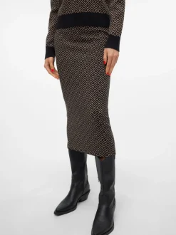 VMARIA Hög Midja Lång Kjol