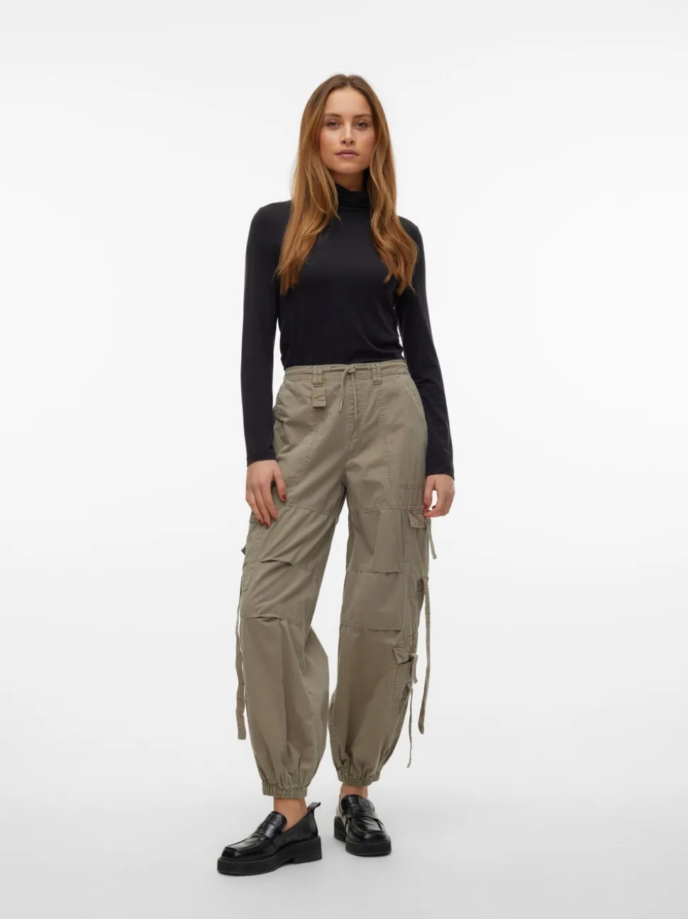 VMBREEZY Medelhög Midja Lös Passform Jeans