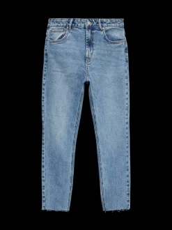 VMBRENDA Hög Midja Mom Fit Jeans