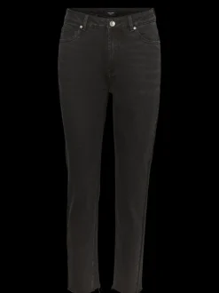 VMBRENDA Hög Midja Rak Passform Jeans