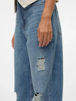 VMBROOKLYN Medelhög Midja Baggy Fit Jeans