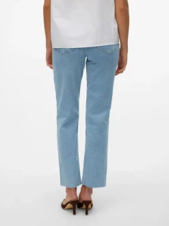 VMCALIA Hög Midja Rak Passform Jeans