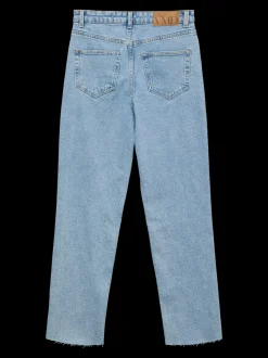 VMCALIA Hög Midja Rak Passform Jeans