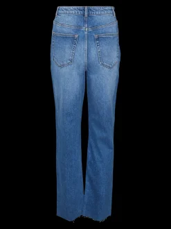 VMCALIA Hög Midja Rak Passform Jeans