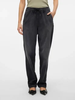 VMCALLIE Medelhög Midja Loose Carrot Fit Jeans