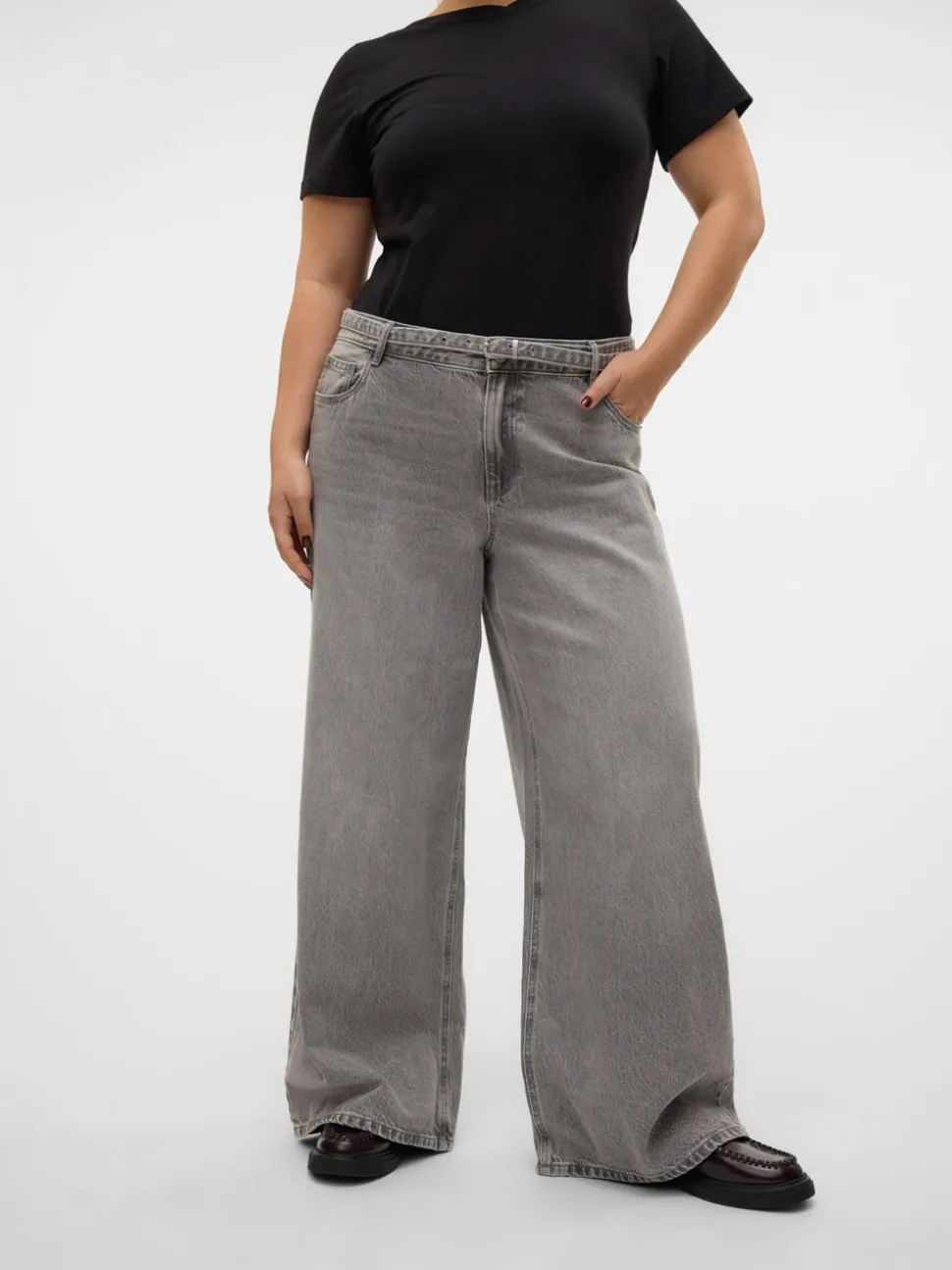 VMCANNET Medelhög Midja Vida Ben Jeans