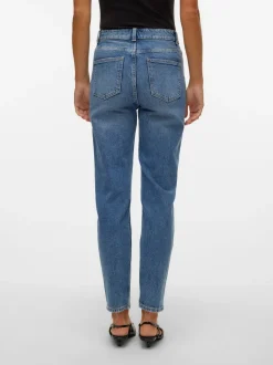 VMCARRIE Superhög Midja Mom Fit Jeans