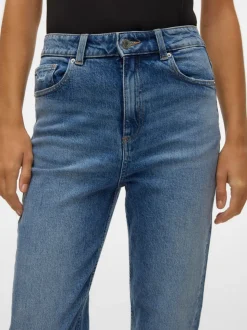 VMCARRIE Superhög Midja Mom Fit Jeans