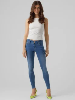 VMCATCH Medelhög Midja Cargo Fit Jeans
