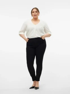 VMCELLY Medelhög Midja Skinny Fit Jeans