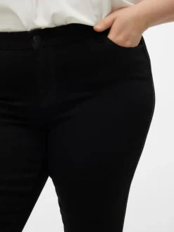 VMCELLY Medelhög Midja Skinny Fit Jeans