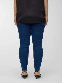 VMCELLY Medelhög Midja Skinny Fit Jeans