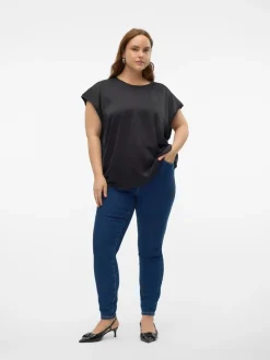 VMCELLY Medelhög Midja Skinny Fit Jeans