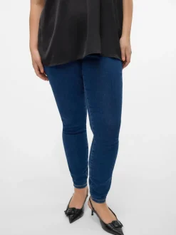 VMCELLY Medelhög Midja Skinny Fit Jeans