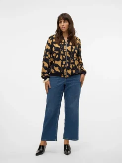 VMCEVALINA Medelhög Midja Lös Passform Jeans