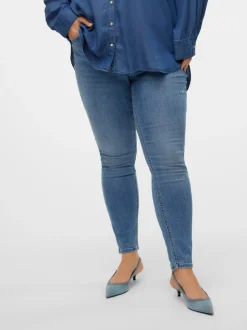VMCFLASH Medelhög Midja Skinny Fit Jeans
