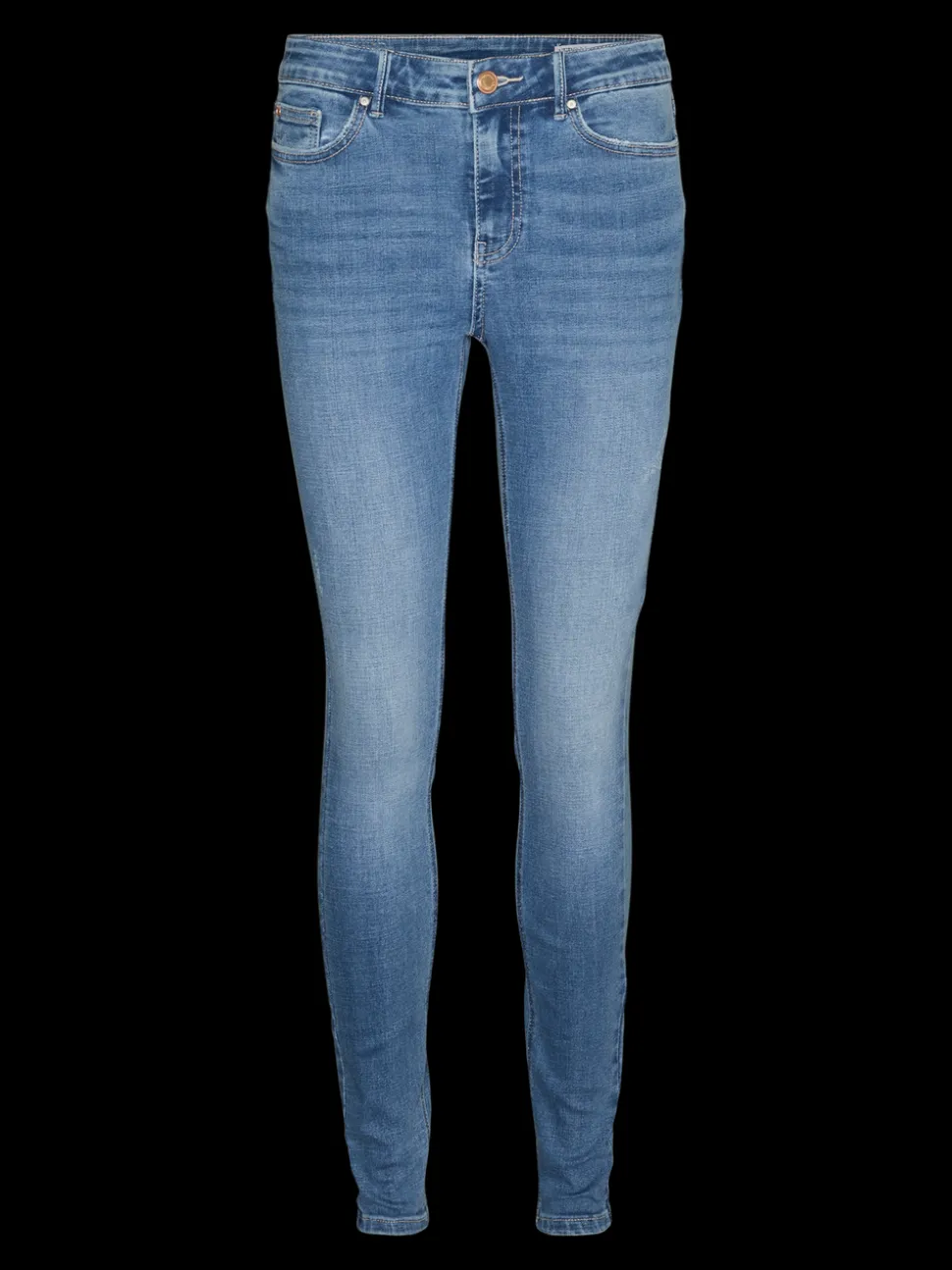 VMCFLASH Medelhög Midja Skinny Fit Jeans