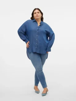 VMCFLASH Medelhög Midja Skinny Fit Jeans
