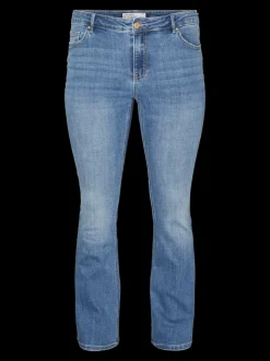 VMCFLASH Medelhög Midja Utsvängd Passform Jeans