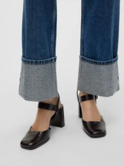 VMCHLOE Hög Midja Vida Ben Jeans