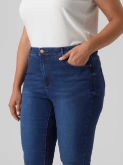 VMCPHIA Hög Midja Slim Fit Jeans