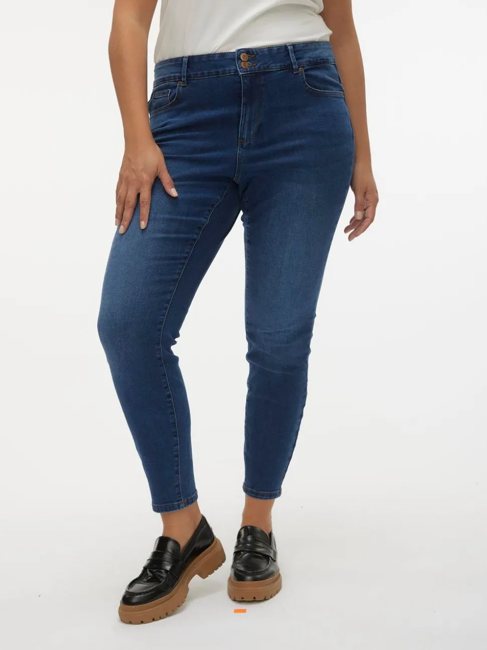 VMCSOPHIA Hög Midja Slim Fit Jeans