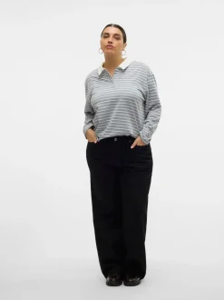 VMCTESSA Hög Midja Vida Ben Jeans